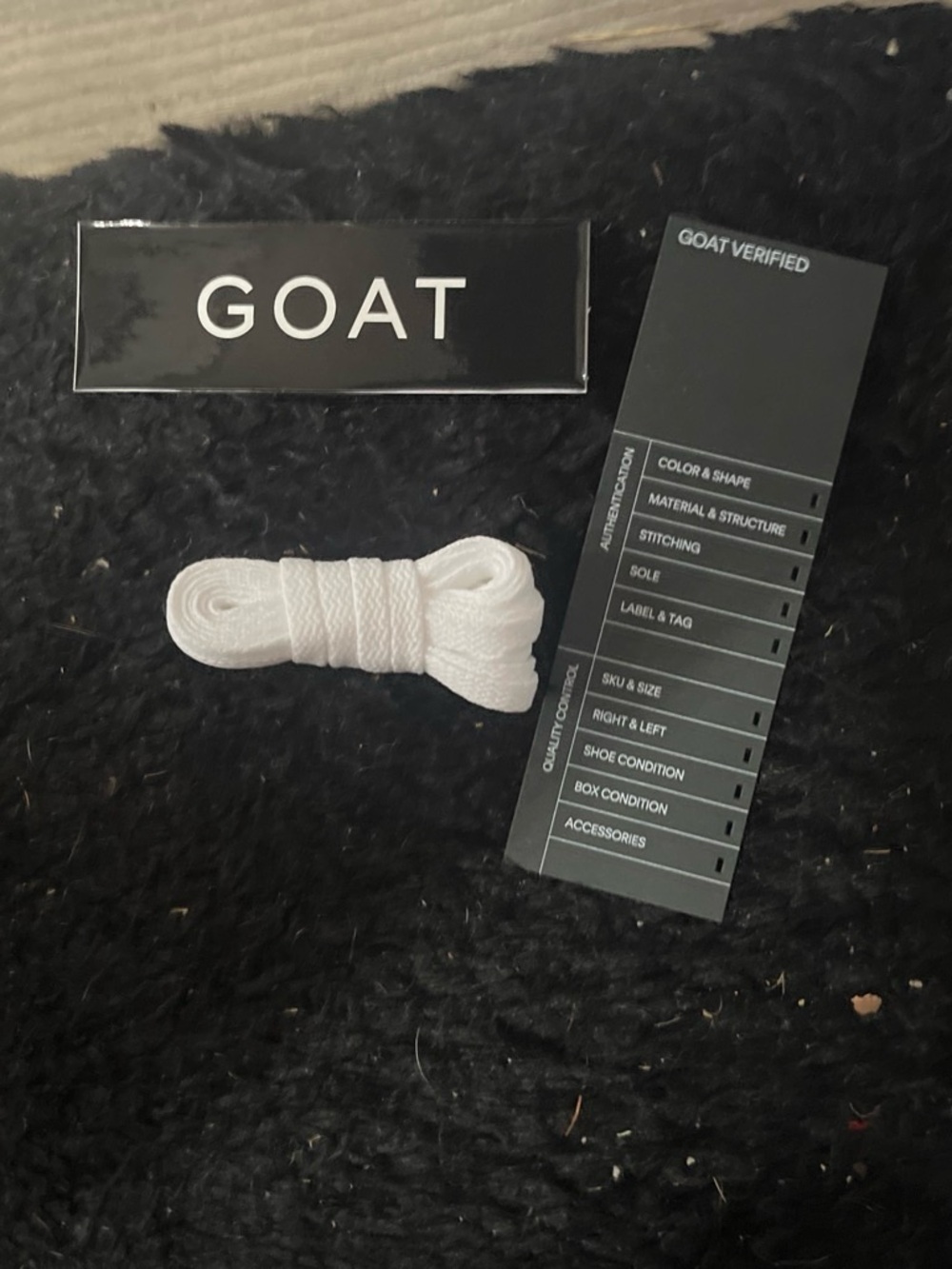 Jordan White Replacement Shoelaces and GOAT Accessories